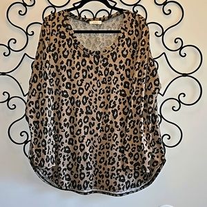 A. Gain Cheetah Top - 2XL